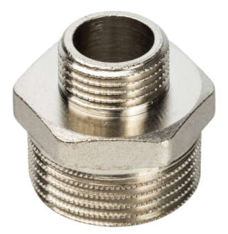  STOUT Ниппель НН переходной никелированный 1 X1/2 (260003N100400B)