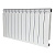 Радиатор бимет.12 с 500/80 STOUT ALPHA (2028 Вт,Гарантия 10 лет,Россия,бок.подкл,белый RAL 9016)