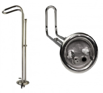 Тэн 2,0 кВт П2000,D64мм,М4 под анод,нерж,под разъем,RF,ИТА  (Polaris FD2-80, FD-100) 