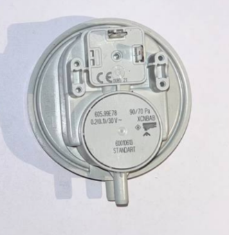 Датчик давления воздуха (прессостат) 90/70 Bosch 6000/Buderus U072-18-24к  (2 вых) Huba
