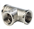  STOUT Тройник ВВ никелированный 1/2 (270014N040404B)