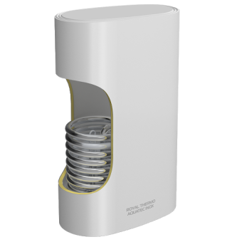 Бойлер косвенного нагрева  80 настенный Royal ThermoAQUATEC INOX RTWX-F НС-1201235(Нерж 7лет Россия)