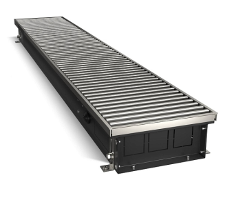 Конвектор внутрипольный PF Heat 90х200х2200 DG-U-NA (733 Вт. алюм. анод черный)