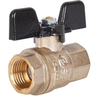SVB-0002-000015 STOUT Кран шаровой полнопроходной, ВР/ВР, ручка бабочка 1/2