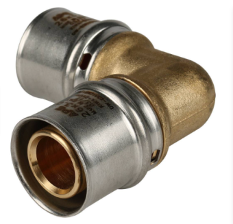  STOUT Угольник  90° 26х26 для металлопластиковых труб прессовой