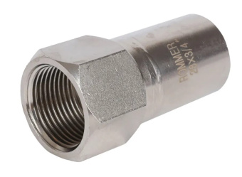 RSS-0023-002834 ROMMER Вставка переходная НПр-ВР, 28х3/4, из нержавеющей стали прессовой