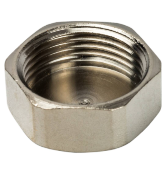  STOUT Заглушка ВР никелированная 1 (260041N100000B)