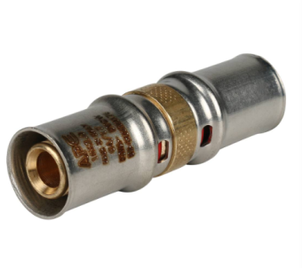  STOUT Муфта соединительная равнопроходная 16х16 для металлопластиковых труб прессовой