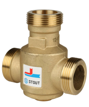 Клапан термостатический смесит.   11/4 НР 60°С Kvs 9 STOUT SVM-0030-325506
