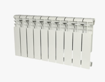 ROMMER Profi 350 (AL350-80-80-080) 10 секций радиатор алюминиевый (RAL9016)