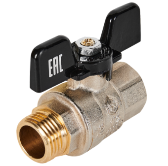 SVB-0004-200015 STOUT Кран шаровой полнопроходной, ВР/НР, ручка бабочка 1/2