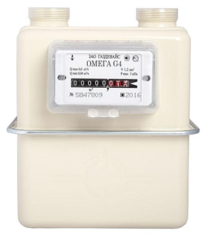 Счетчик У газа Омега-G4 коррекция по Т мех.(правый)