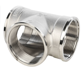  STOUT Тройник ВВ никелированный 2 (270014N202020B)