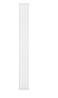 Радиатор отопления STOUT TUBE ROUND 2010*4сек(711Вт, подкл. универсальное,цвет белый,сталь)
