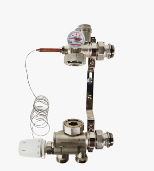 Насосно-смесительный узел ROMMER RDG-0120-009000 (Термоголовка с вынос.датчиком, Без насоса)