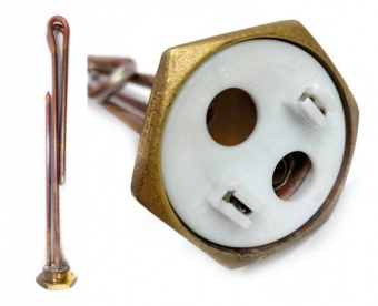 Тэн 4,0 кВт 182323,D42мм,медь,стерж.термостат,RCT,RECO Италия