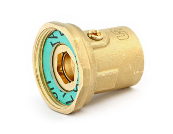 Соединение с накидной гайкой ВВ 1 1/2" х 1" со встроенным шаровым краном 627G6401