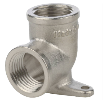  STOUT Угольник с креплением ВР никелированный 1/2 (270023N040400B)