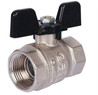 SVB-0012-000020 STOUT Кран шаровой стандартнопроходной, ВР/ВР, ручка бабочка 3/4
