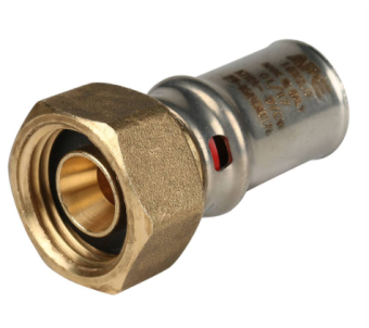  STOUT Переходник с накидной гайкой 1/2 х16 для металлопластиковых труб прессовой