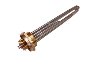 Тэн 9,0 кВт (3*3,0) 68590 ,D48мм,медь,под винт,RDT G1,5"  L310