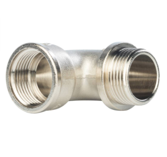  STOUT Угольник с упором НВ никелированный 1 (270024N101000B)