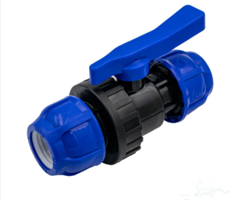 Кран ПНД  32*32 соедин. разъемный Unio