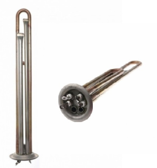 Тэн 2,0 кВт (0,7+1,3) 10854,D64мм,М4 под анод,медь,под винт,RF,Thermowatt Италия