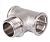  STOUT Тройник ВНВ никелированный 1 x1 x1 (270015N101010B)