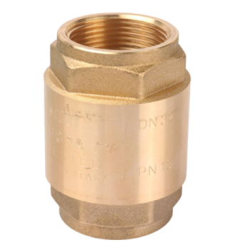  STOUT 1 1/4  Клапан обратный пружинный муфтовый с металлическим седлом