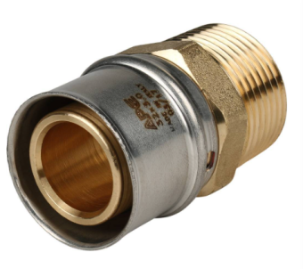  STOUT Переходник с наружной резьбой 1 х32 для металлопластиковых труб прессовой