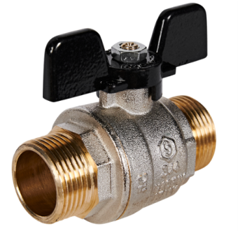 SVB-0006-200020 STOUT Кран шаровой полнопроходной, НР/НР, ручка бабочка 3/4