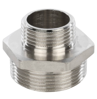  STOUT Ниппель НН переходной никелированный 1 1/2X1 (260003N141000B)