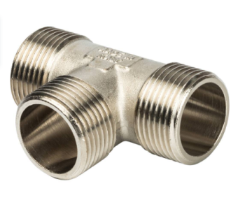  STOUT Тройник НН никелированный 1 X1 X1 (270010N101010B)