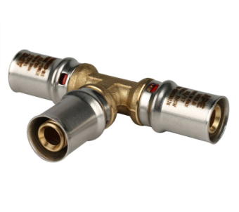  STOUT Тройник равнопроходный 16х16х16 для металлопластиковых труб прессовой