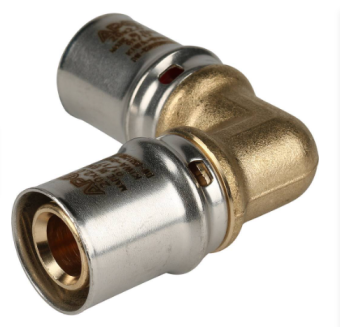  STOUT Угольник  90° 20х20 для металлопластиковых труб прессовой