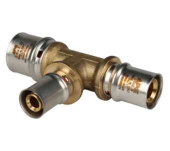  STOUT Тройник переходной 26х16х20 для металлопластиковых труб прессовой