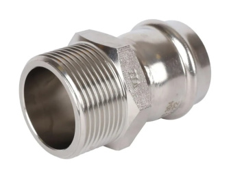 RSS-0021-035114 ROMMER Переходник ВПр-НР, 35х11/4, из нержавеющей стали прессовой