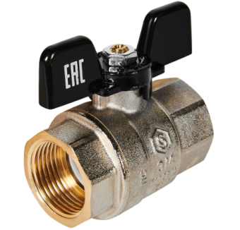 SVB-0002-200020 STOUT Кран шаровой полнопроходной, ВР/ВР, ручка бабочка 3/4