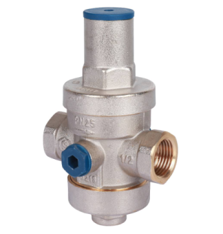  STOUT Редуктор давления PN25 вн/вн 1/2  с выходом под манометр