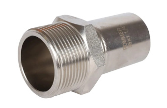 RSS-0024-035114 ROMMER Вставка переходная НПр-НР, 35х11/4, из нержавеющей стали прессовой