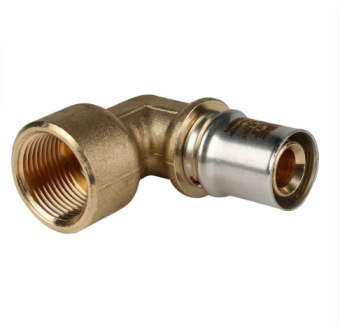  STOUT Угольник-переходник с внутренней резьбой 3/4 х20 для металлопластиковых труб прессовой