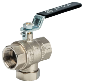 SVF 0001 000020 STOUT Кран шаровой с фильтром 3/4