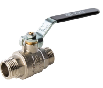SVB-0005-000015 STOUT Кран шаровой полнопроходной, НР/НР, ручка рычаг 1/2