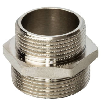  STOUT Ниппель НН переходной никелированный 1 1/2X1 1/4 (260003N141200B)