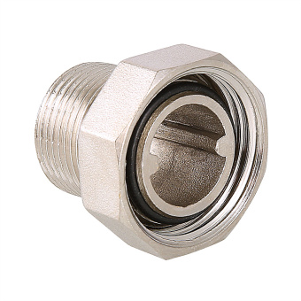 Переходник 1/2" ш x 3/4" с накидной гайкой (полусгон американки) VTr.015.N.04