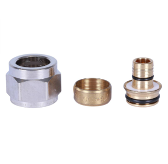  STOUT Фитинг компрессионный для труб PEX-AL-PEX 16х2,6х1/2 (620080NX41626B)