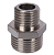  STOUT Ниппель НН переходной никелированный 3/8X1/4 (260003N030200B)
