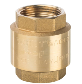  STOUT 1 1/4  Клапан обратный пружинный муфтовый с пластиковым седлом