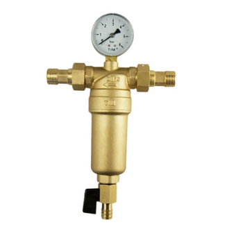 Фильтр промывной 1" с манометром метал.корпус (до 100 С)